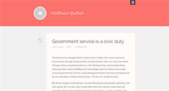 Desktop Screenshot of matthewburton.org